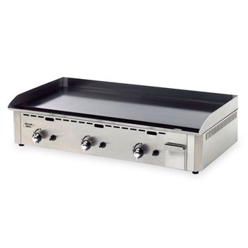 Grills, planchas, barbecues : Plancha gaz triple